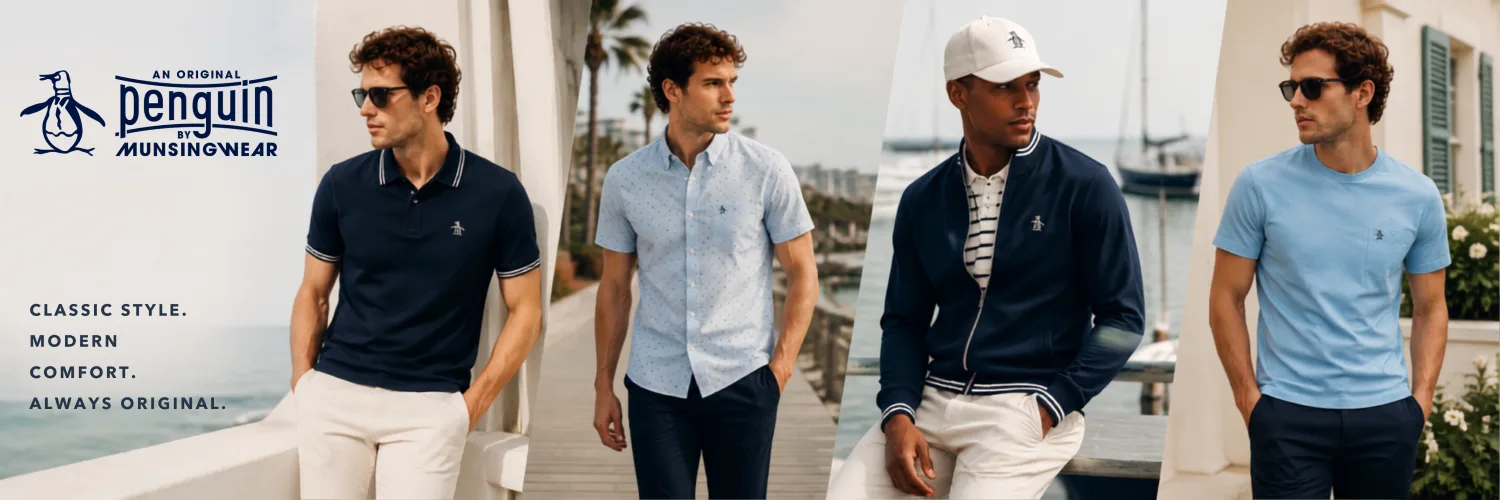 Original Penguin — Classic style. Modern comfort. Always original.