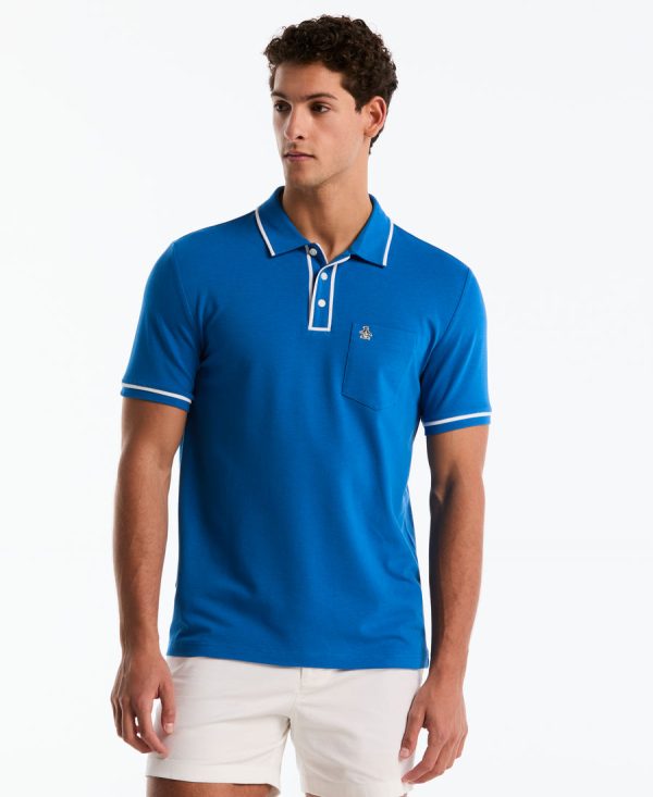 Original Penguin Earl Mesh Bentley Polo - Imagen 3